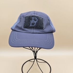 Daniel Defense DD Logo Tactical Mesh Hat Grey w/ Velcro Patch Performance Fabric